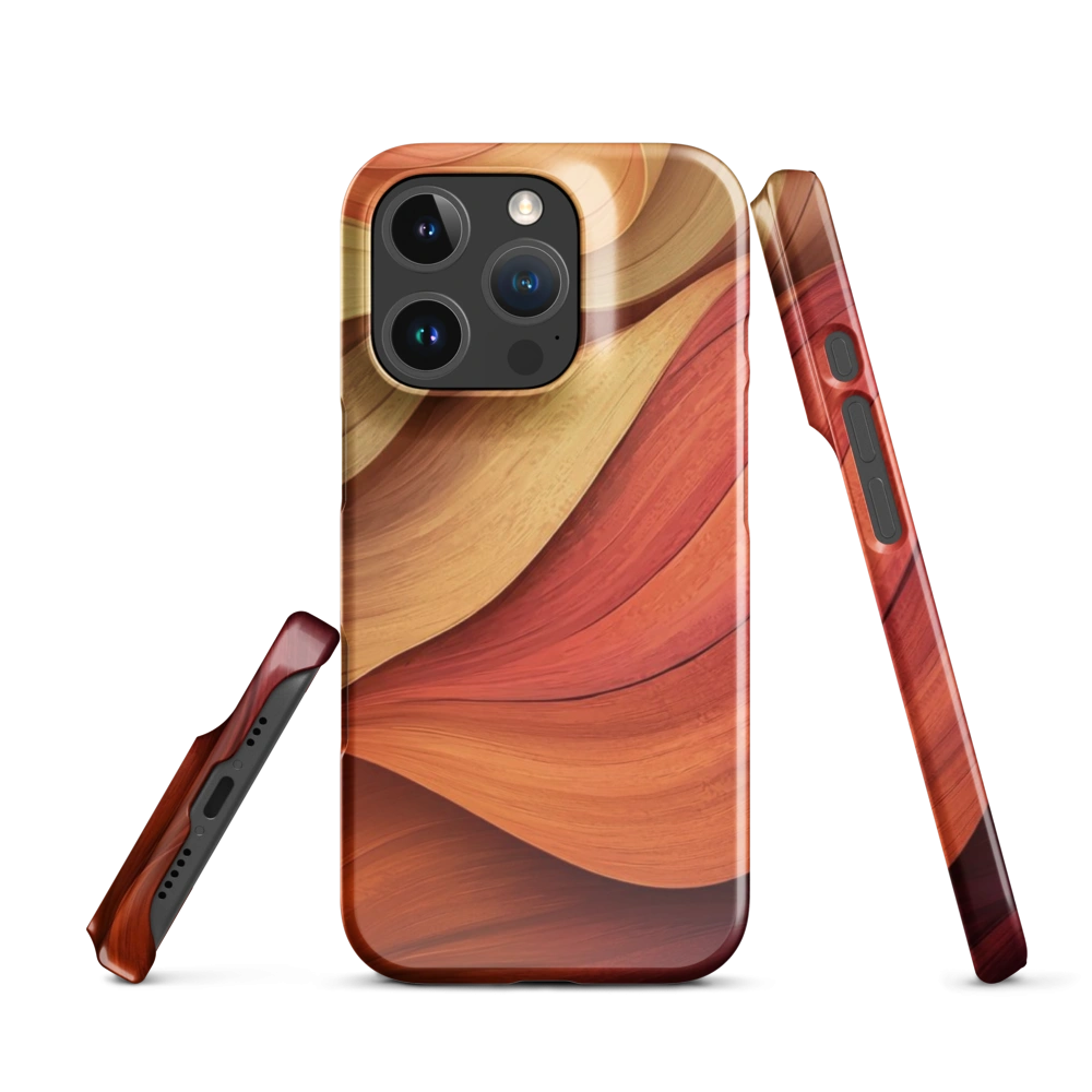 Abstract layered art featuring soft orange, pink, and purple sunset horizon gradients.