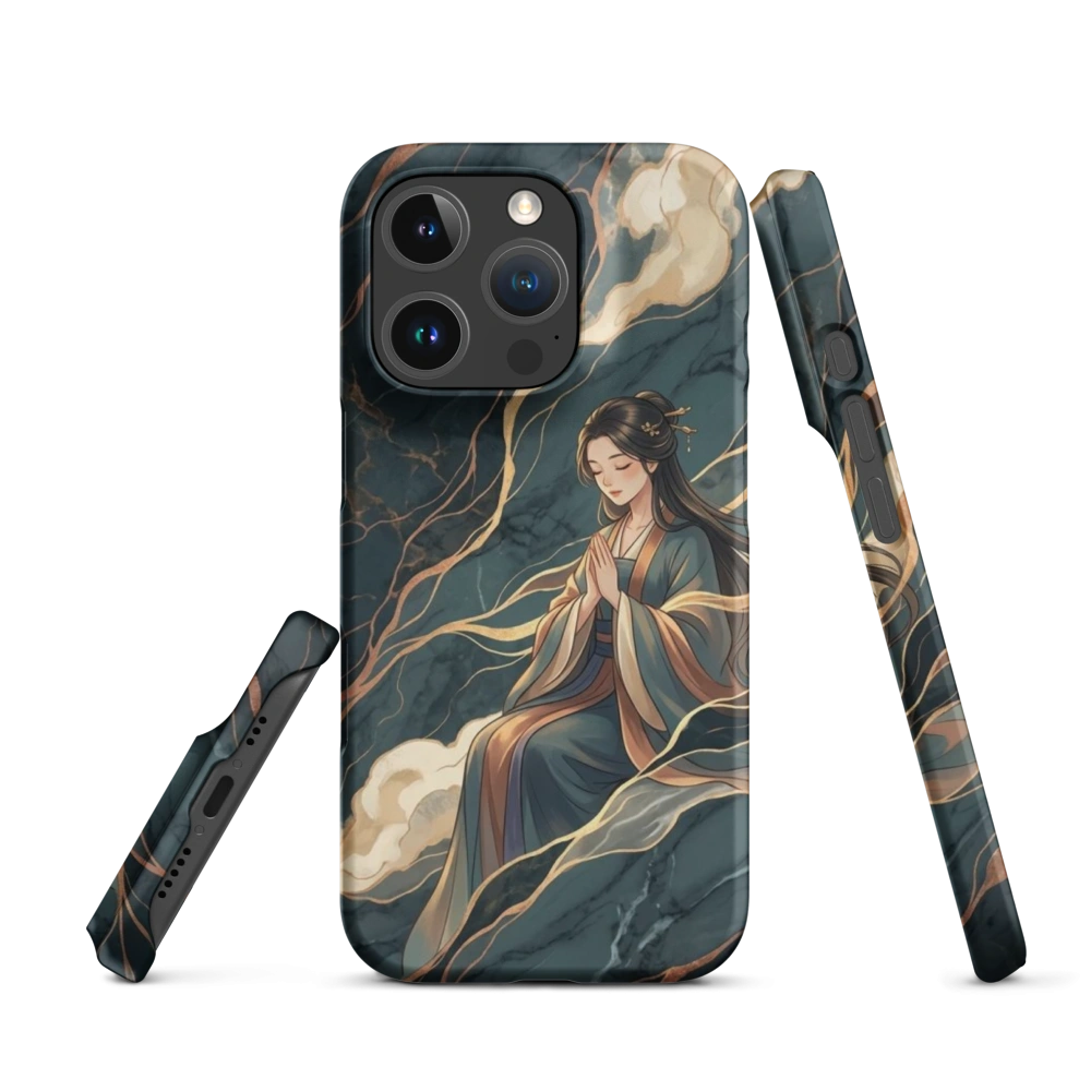 Ethereal Copper Veins on Marble