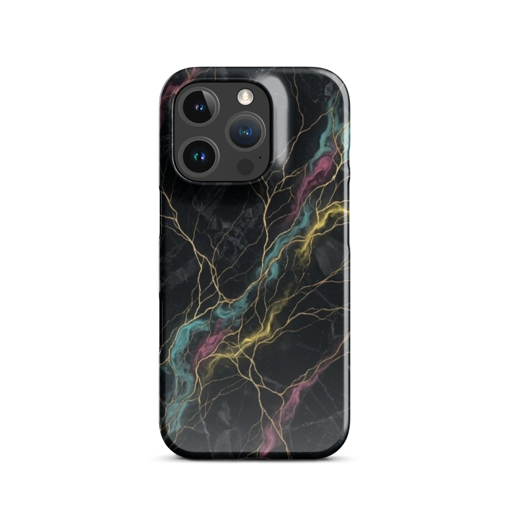Ethereal Neon Marble Gold Veins