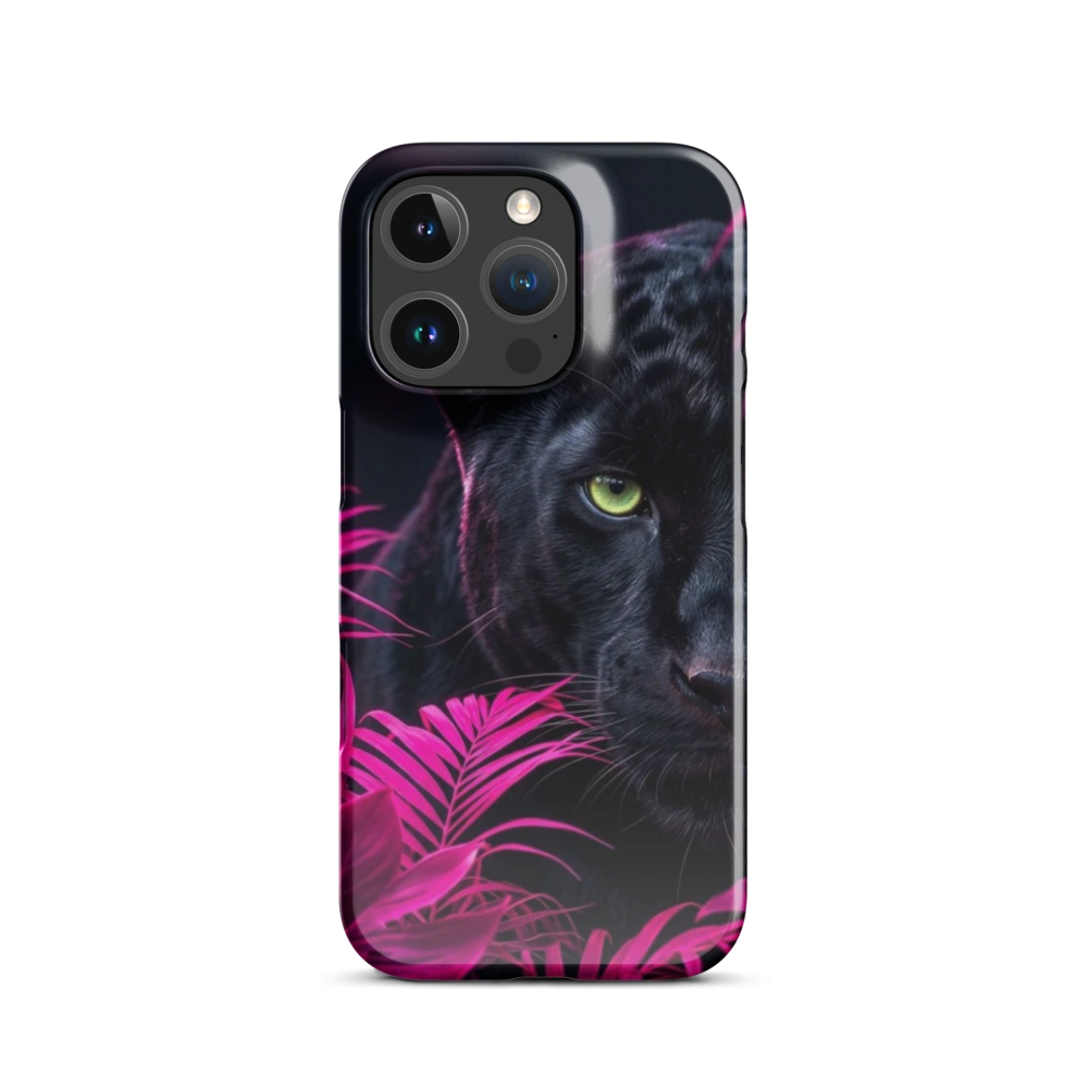 Neon Jungle Black Panther Phone Case