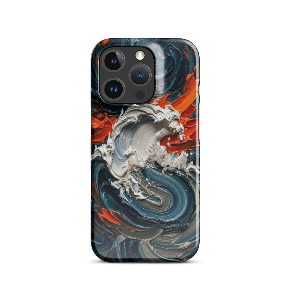 Fiery Storm Oil Painted Phone Case