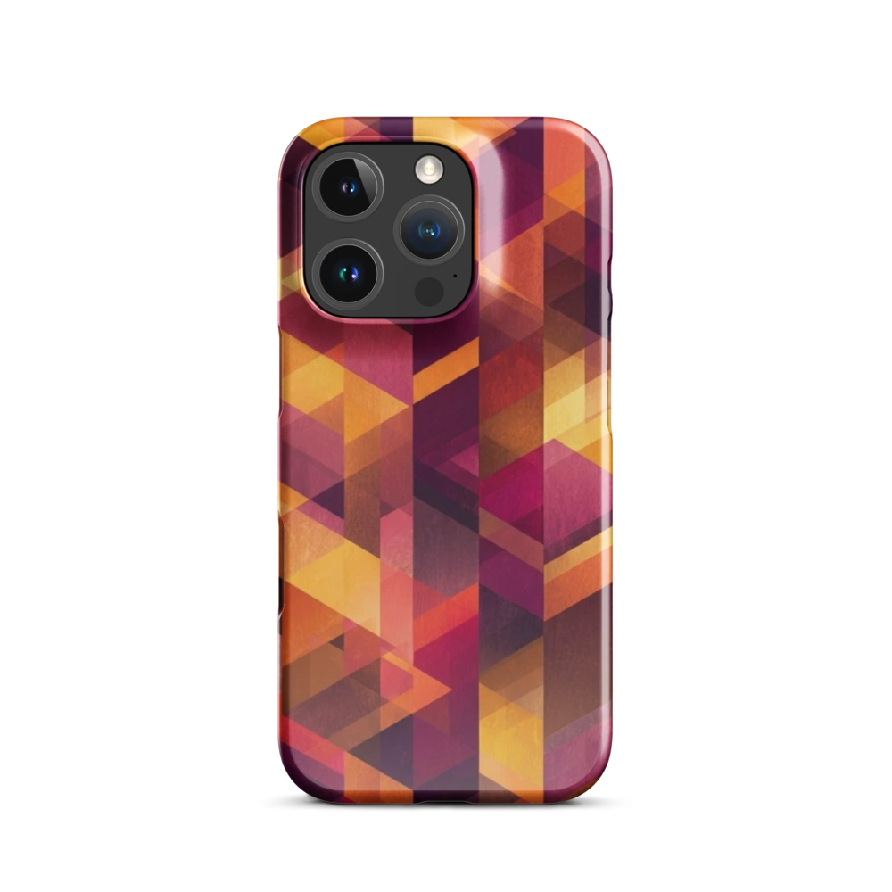 Geometric Sunset Mosaic Phone Case